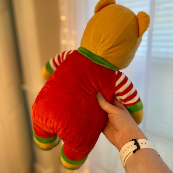 Rare Winnie the Pooh Christmas pajamas plush - Picture 2 of 6